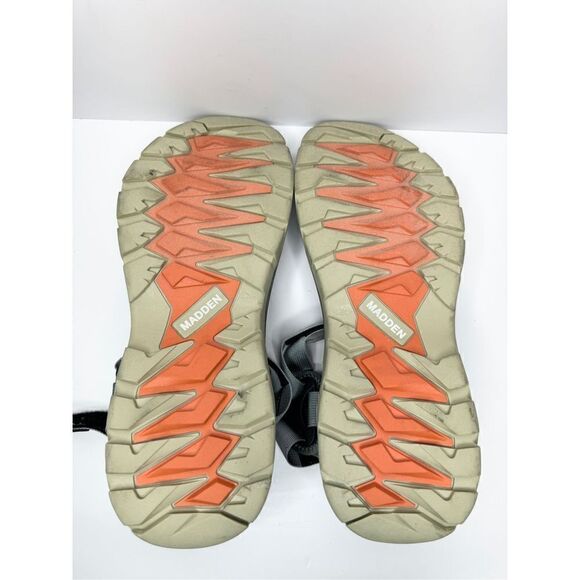 Steve Madden Sandals Men’s Size 12 Crazee Open Toe Gray Sport Shoes - Picture 10 of 10